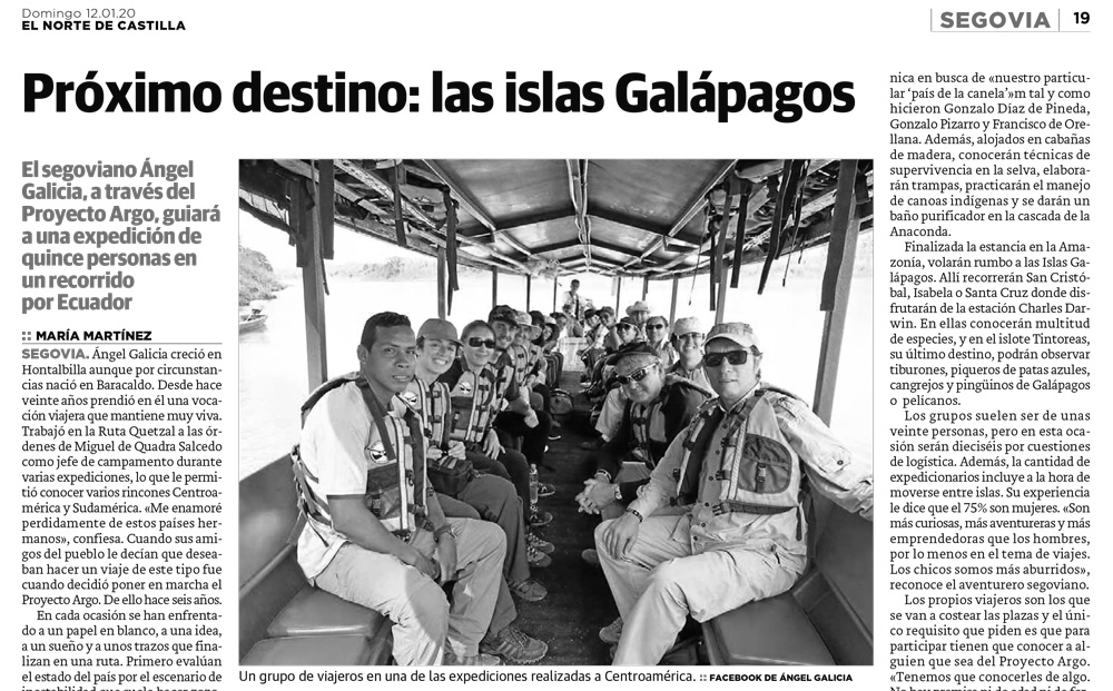 Próximo destino: las islas Galápagos